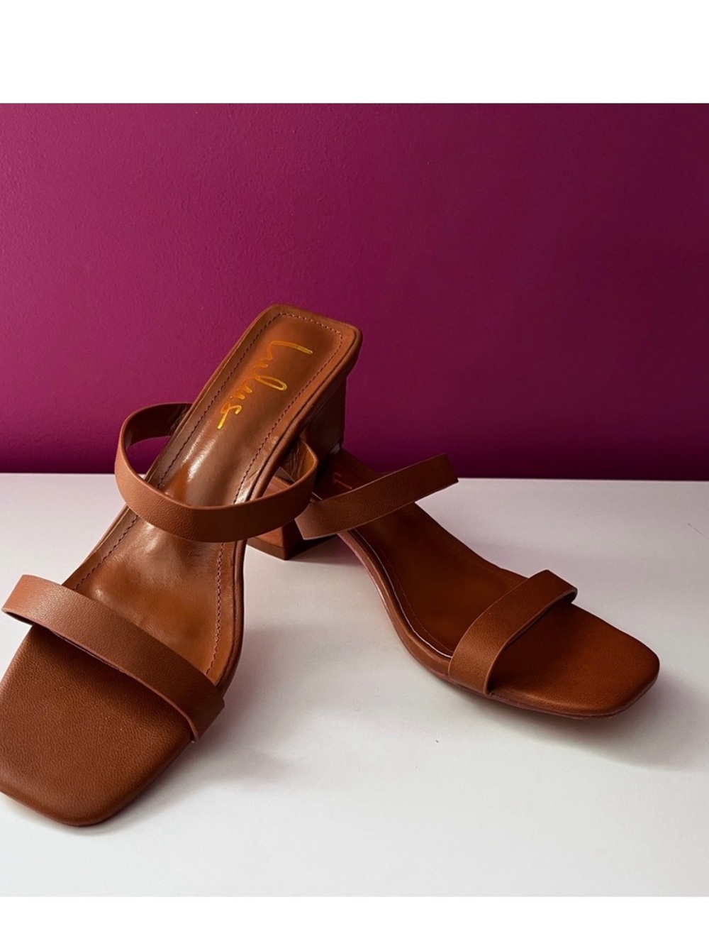 Lulu Fallyn Naked Mocha Mules